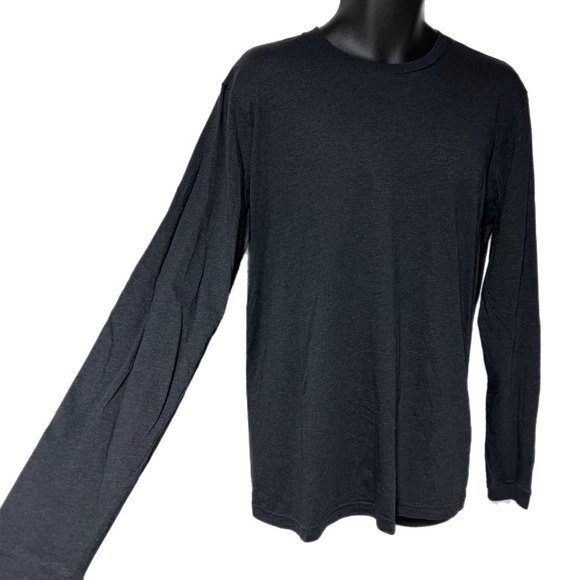 Son of a Tailor Long Sleeve Charcoal Gray Supima Cotton Shirt Men's XL - Picture 2 of 8